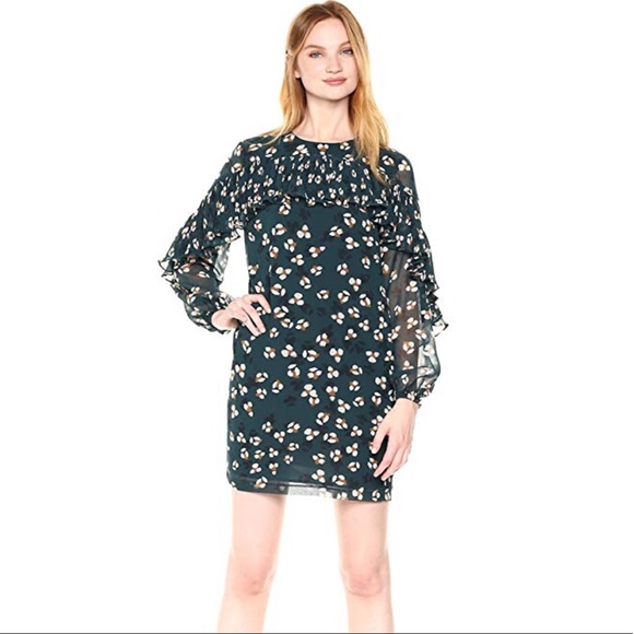 Floral Ruffle Dress - Picture 1 of 2